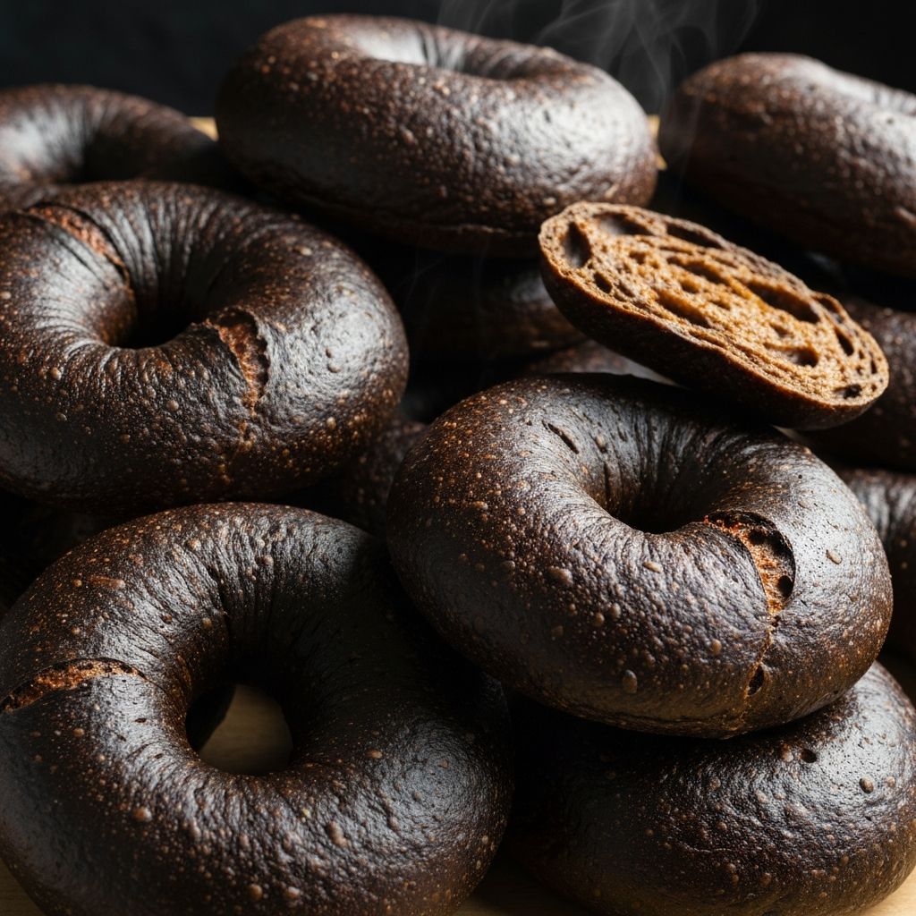 Pumpernickel bagels